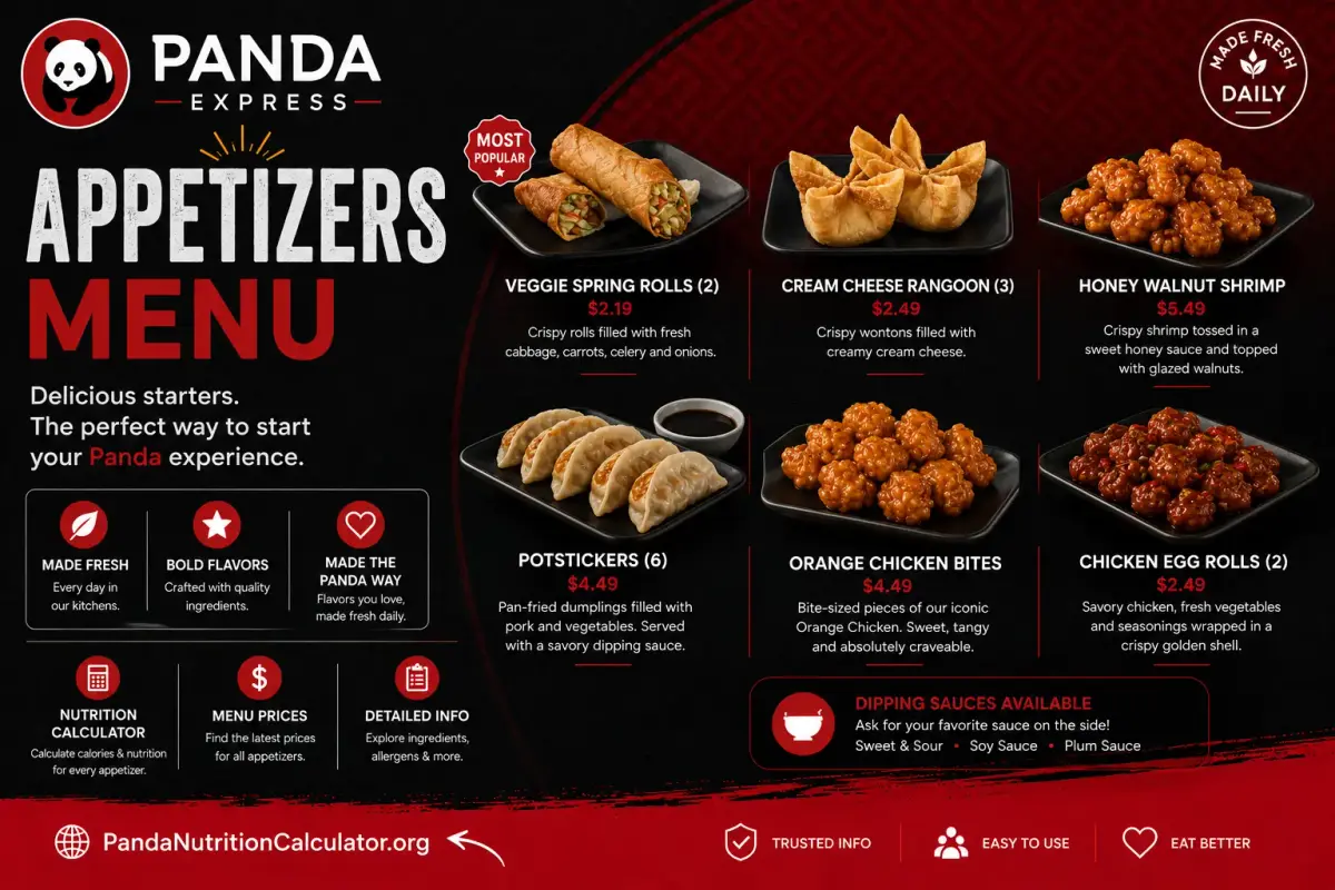 Panda Express appetizers menu