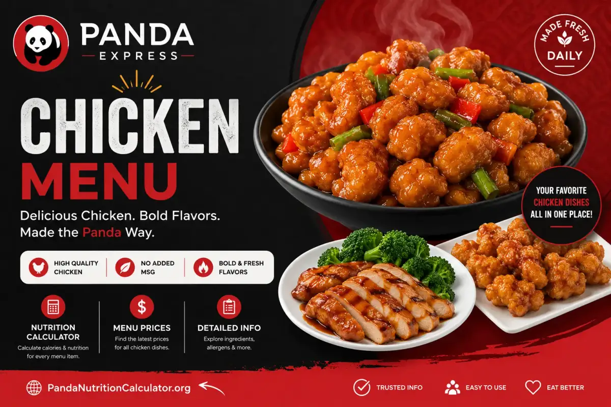 Panda Express chicken menu