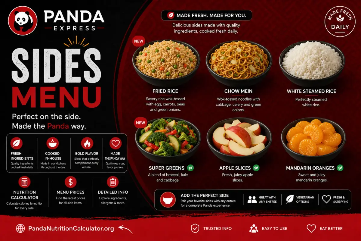 Panda Express sides menu