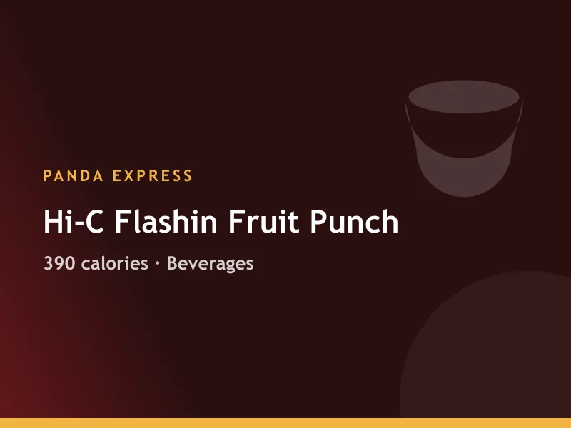 Panda Express Hi-C Flashin Fruit Punch