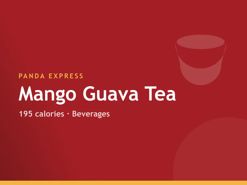 Panda Express Mango Guava Tea