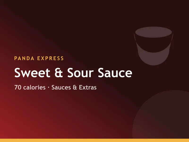 Panda Express Sweet & Sour Sauce