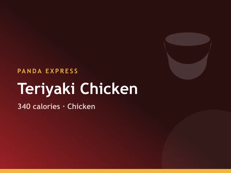 Panda Express Teriyaki Chicken