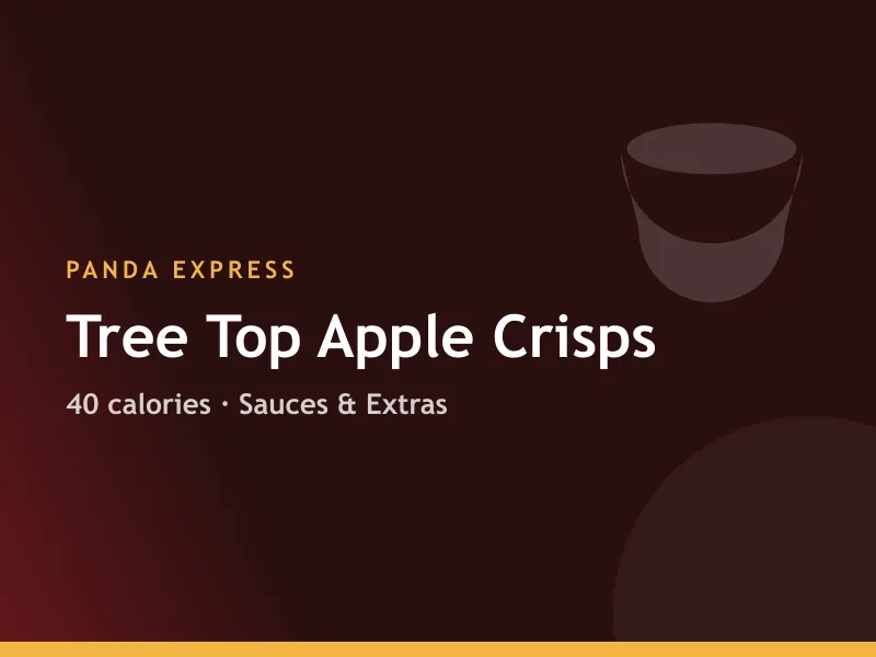 Panda Express Tree Top Apple Crisps