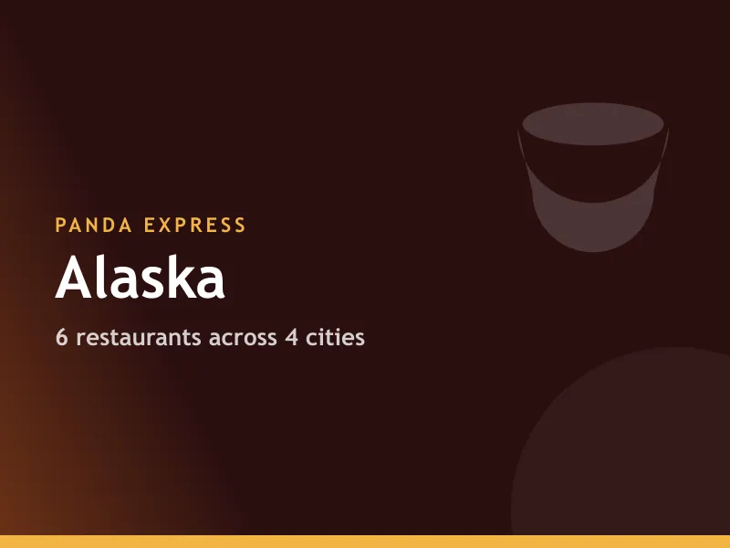 Panda Express locations in Alaska