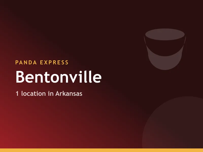 Panda Express Bentonville, AR