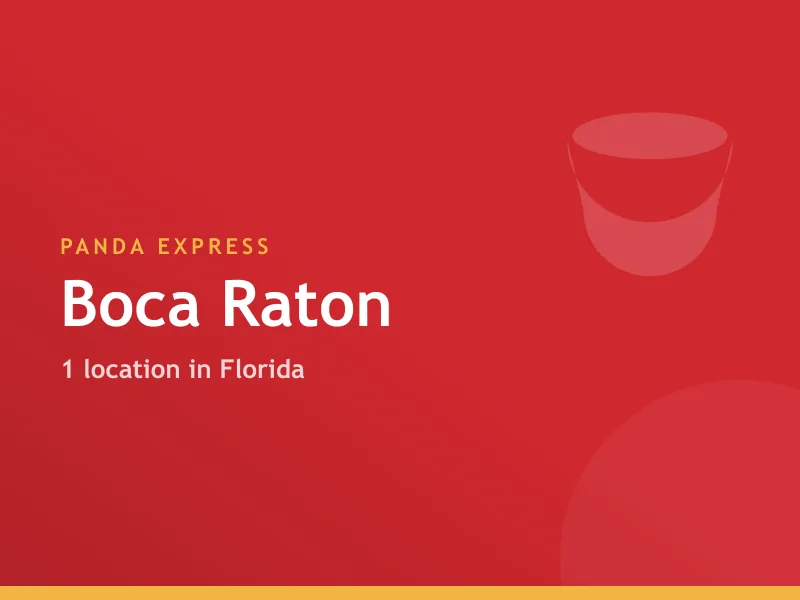 Panda Express Boca Raton, FL