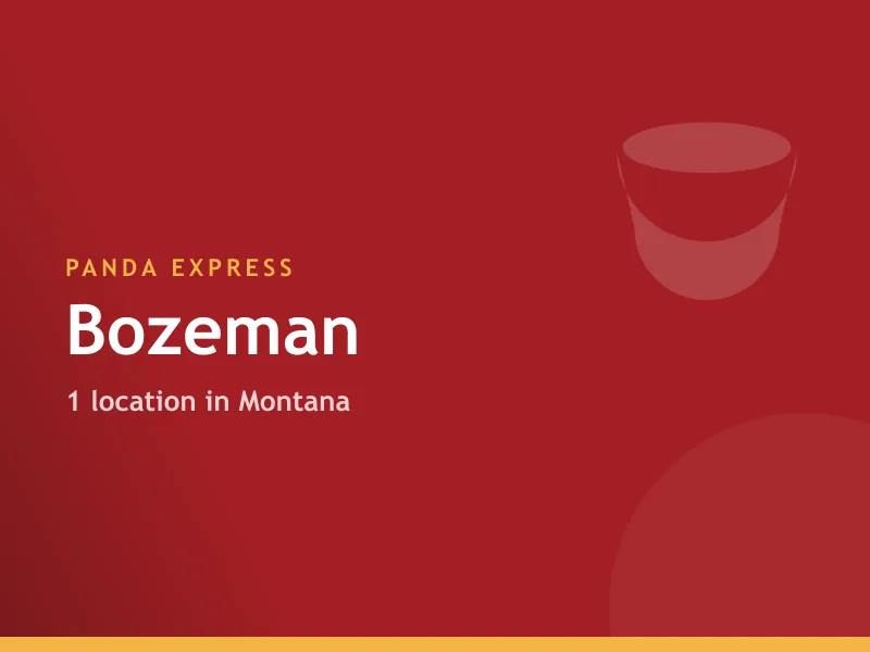 Panda Express Bozeman, MT