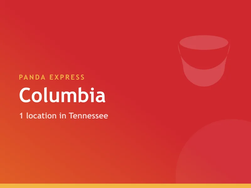 Panda Express Columbia, TN