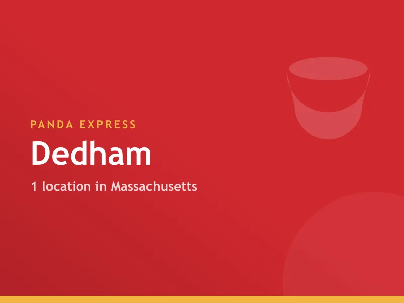 Panda Express Dedham, MA