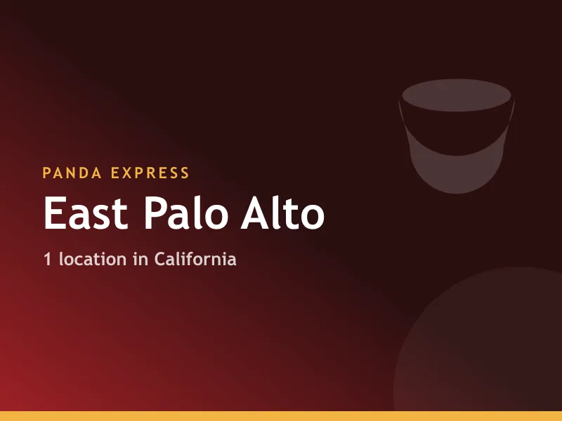 Panda Express East Palo Alto, CA
