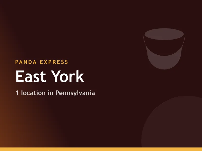Panda Express East York, PA