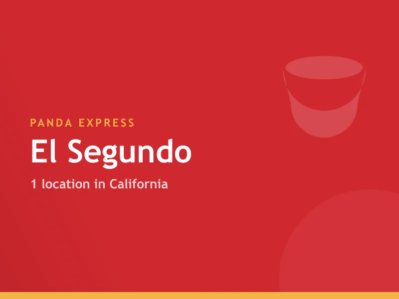 Panda Express El Segundo, CA