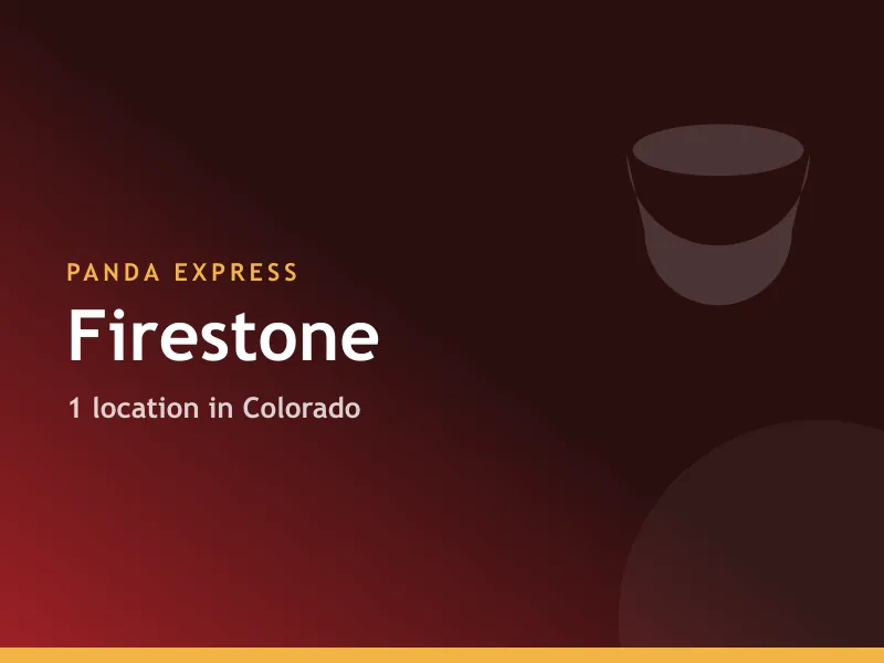 Panda Express Firestone, CO
