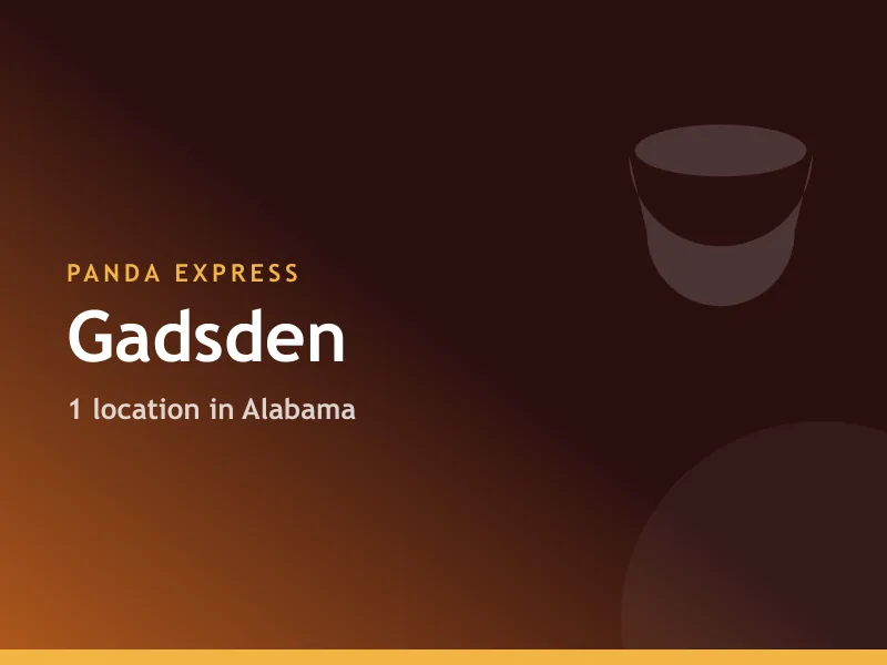 Panda Express Gadsden, AL