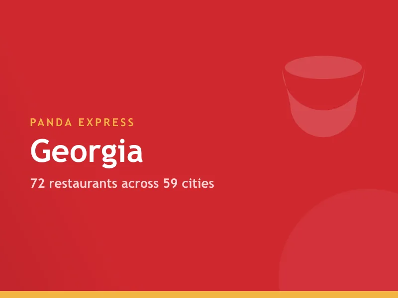 Panda Express locations in Georgia