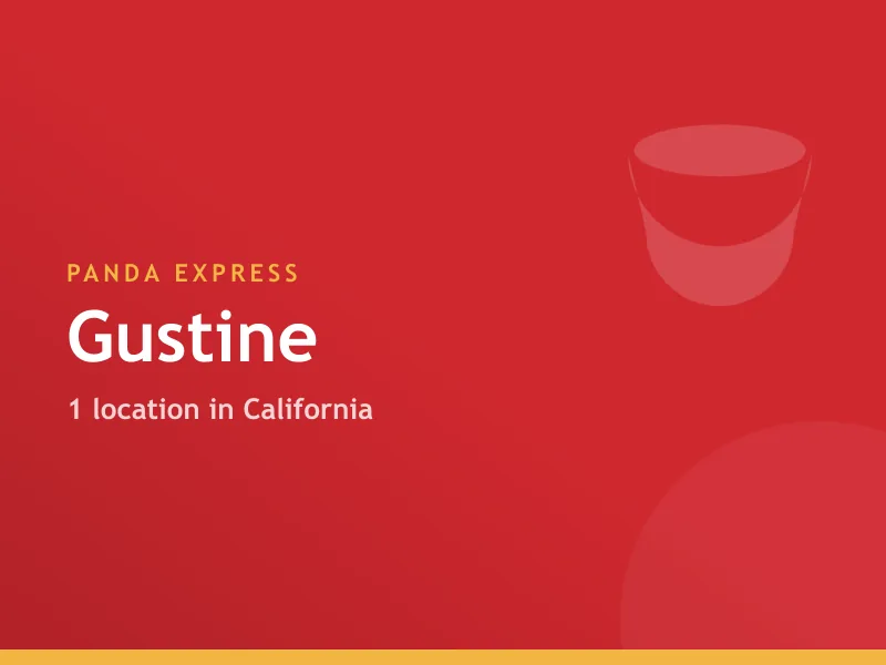 Panda Express Gustine, CA