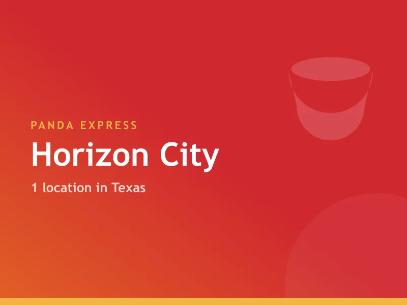 Panda Express Horizon City, TX