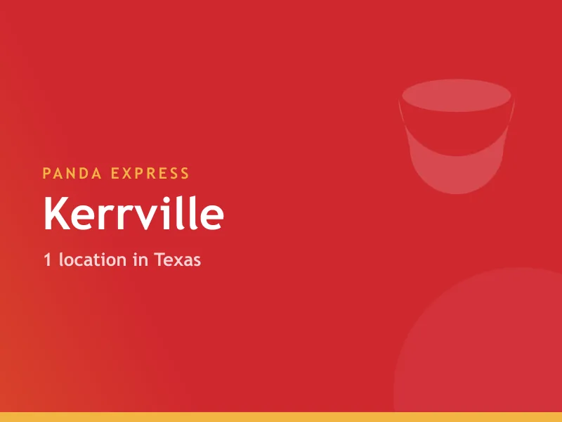 Panda Express Kerrville, TX