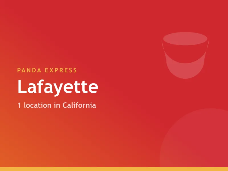 Panda Express Lafayette, CA