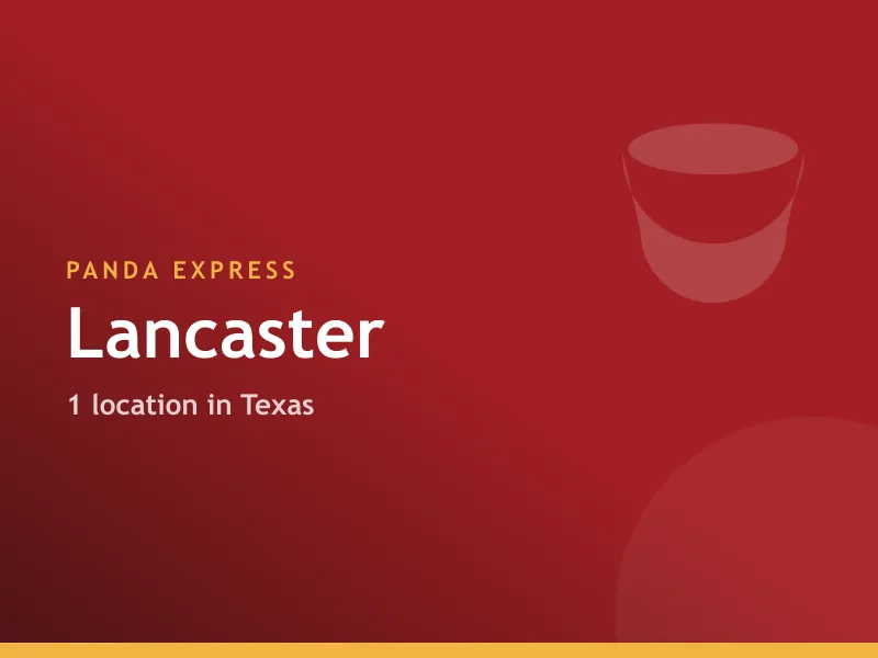 Panda Express Lancaster, TX