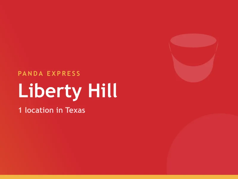 Panda Express Liberty Hill, TX