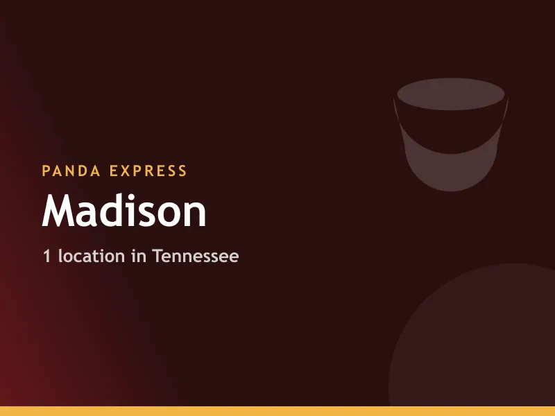 Panda Express Madison, TN