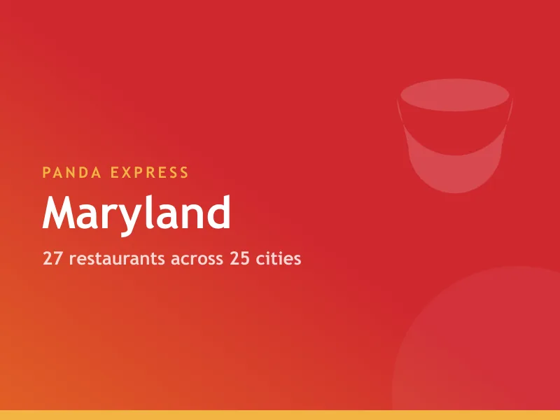 Panda Express locations in Maryland