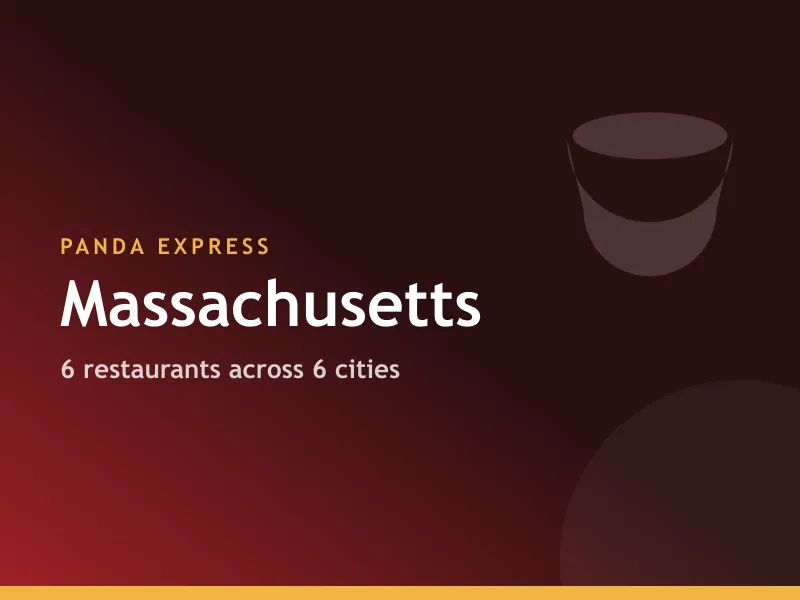 Panda Express locations in Massachusetts