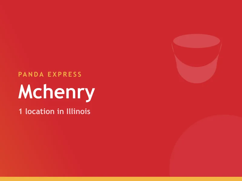 Panda Express Mchenry, IL