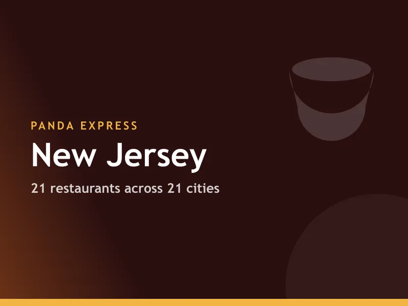 Panda Express locations in New Jersey