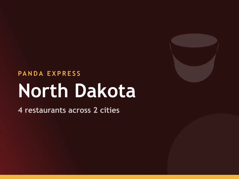 Panda Express locations in North Dakota