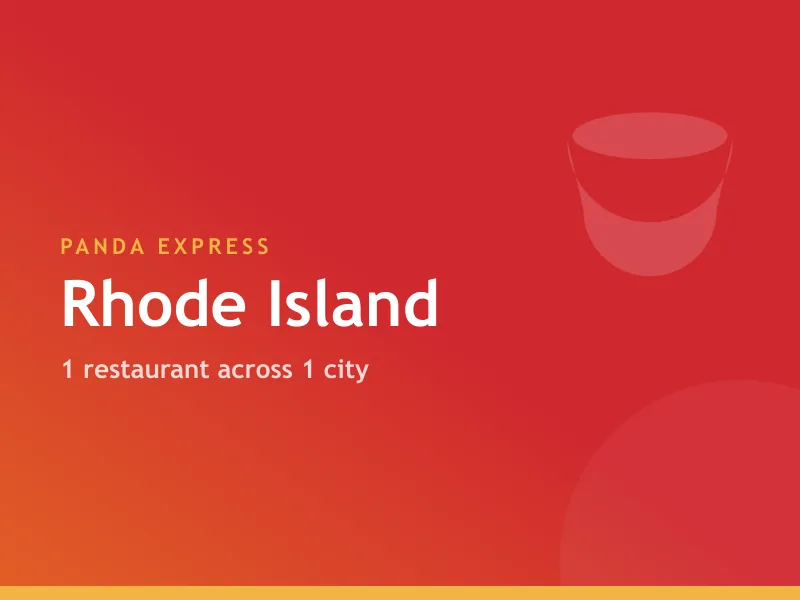 Panda Express locations in Rhode Island