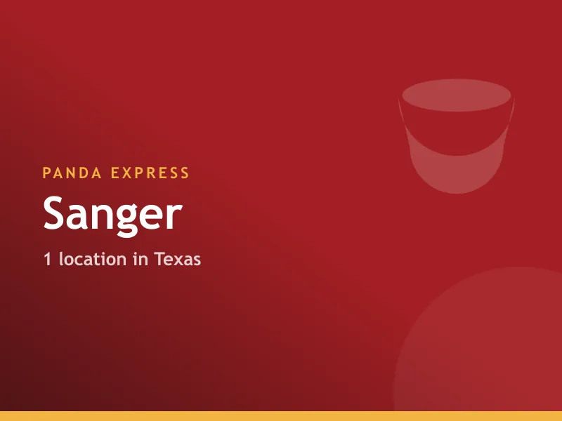 Panda Express Sanger, TX
