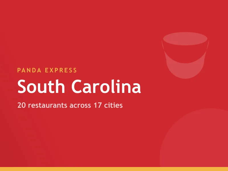 Panda Express locations in South Carolina