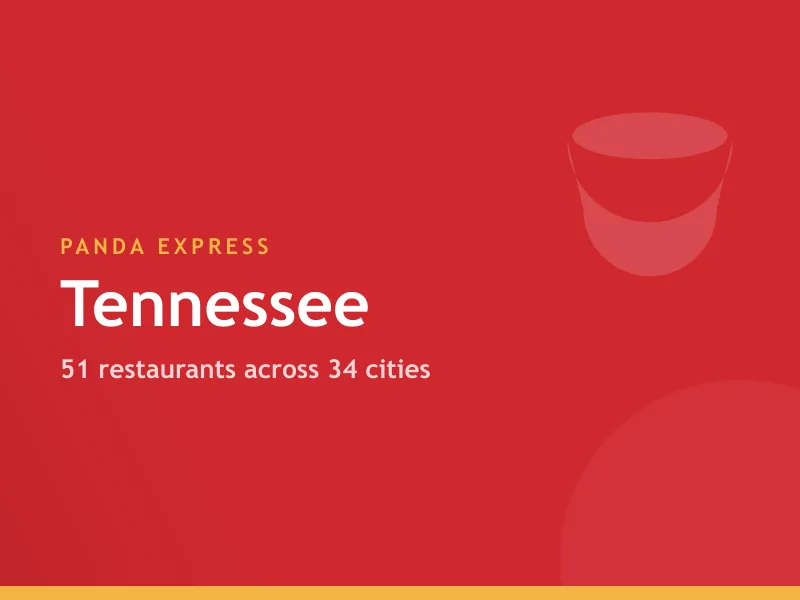 Panda Express locations in Tennessee