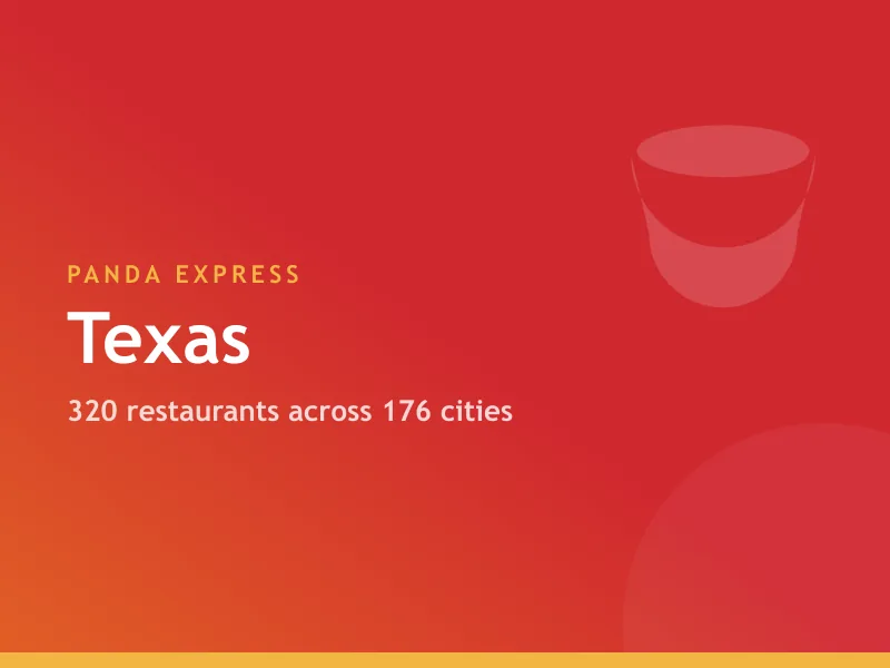 Panda Express locations in Texas
