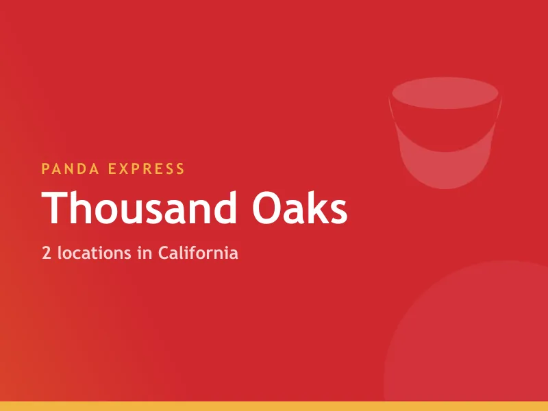 Panda Express Thousand Oaks, CA