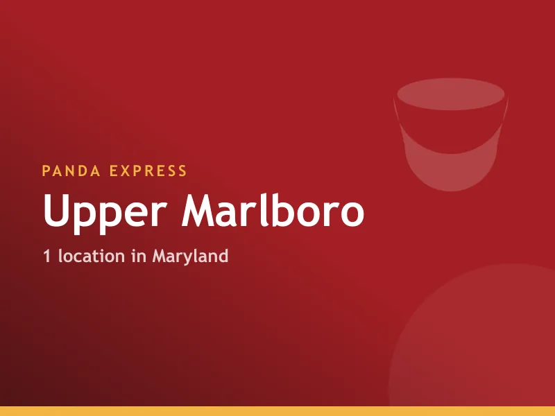 Panda Express Upper Marlboro, MD
