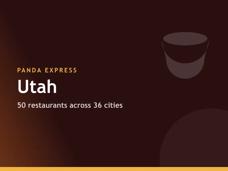 Panda Express locations in Utah