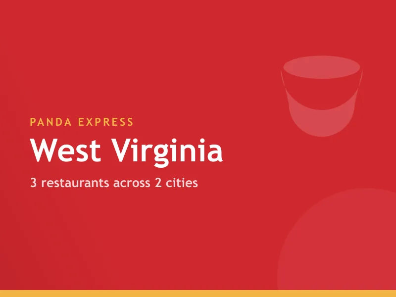 Panda Express locations in West Virginia