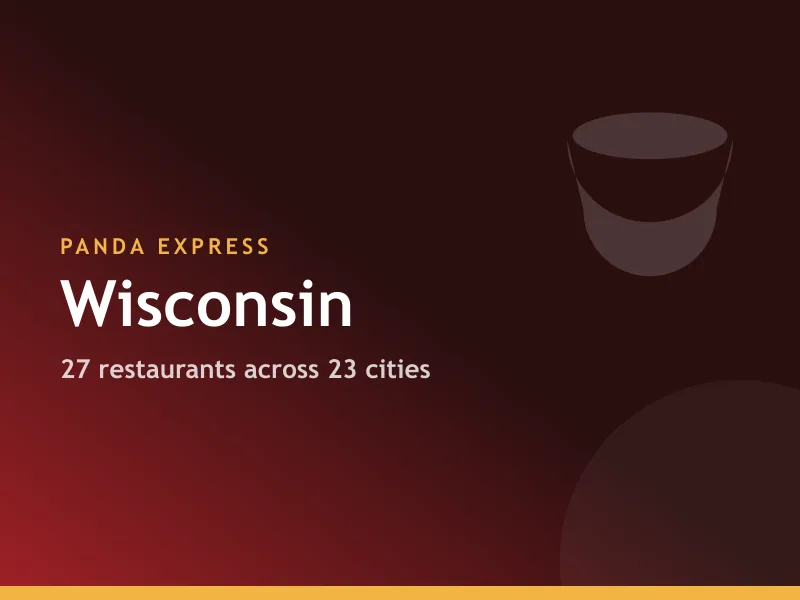 Panda Express locations in Wisconsin