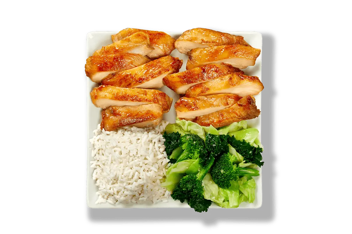 Panda Express Double Protein Plate