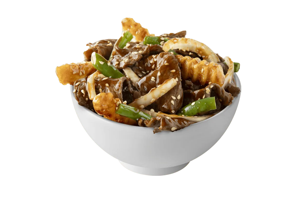 Panda Express Mongolian Ribeye Steak & Fries