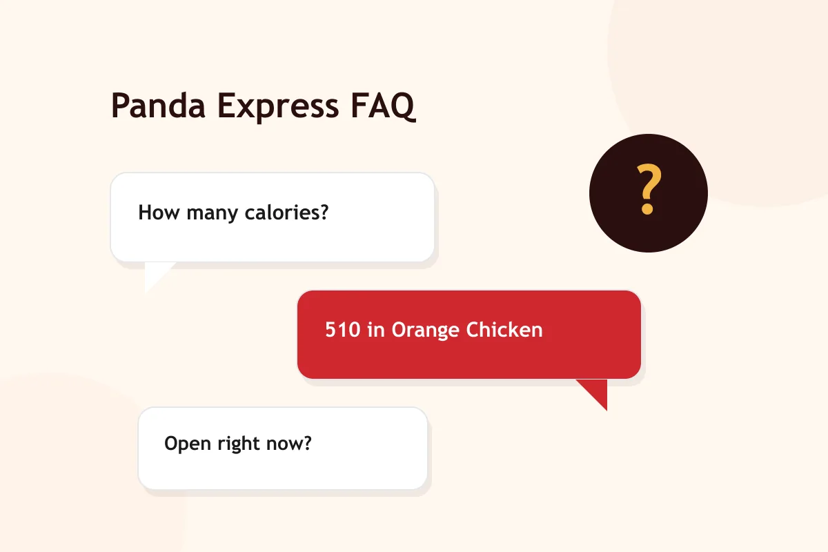 Panda Express FAQ on menu, hours and nutrition