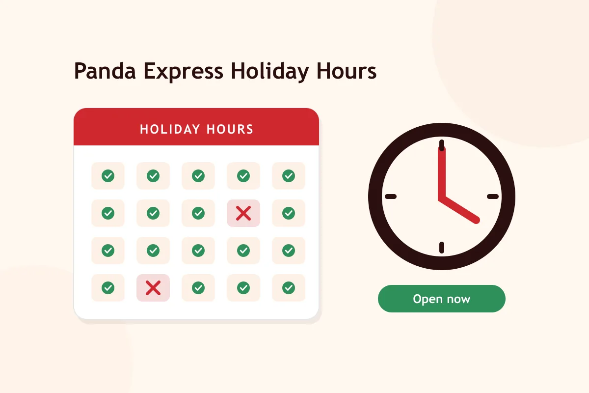 Panda Express holiday hours calendar